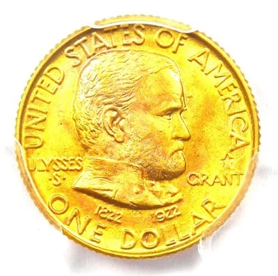 1922 Grant Gold Dollar G$1 with Star - Certified PCGS MS67 - $4,500 Value! - Image 1 of 4
