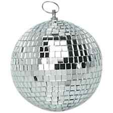 8" 20cm Mirror Ball Silver Glitter Effect Disco Dancy Party DJ