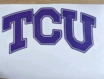 TCU Horned Frogs vinyl decal