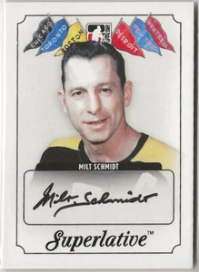 2013 2013-14 ITG Superlative The First Six Autographs #AMS Milt Schmidt /20 - Bild 1 von 2