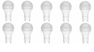 (10) Maxlite 60W Replacement LED Light Bulbs, 2-Pin GU24 Base, 3000K, A19, Lamp - Picture 1 of 6