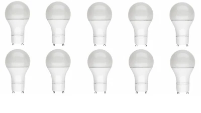 (10) Maxlite 60W Replacement LED Light Bulbs, 2-Pin GU24 Base, 3000K, A19, Lamp - Image 1 of 4