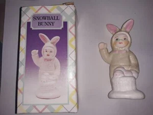 Figura coniglietto palla di neve pasquale 5" - Foto 1 di 1