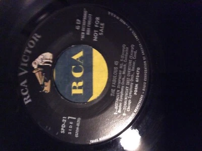 The Fabulous 45 7” PROMO Vinyl EP Jazz SAMPLER RCA FORM 6F3470 G7OH-8130 - Image 1 of 4