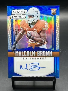 2015 Panini Prizm Collegiate Draft Picks Malcolm Brown Rookie Auto Blue /25 RC - Bild 1 von 2