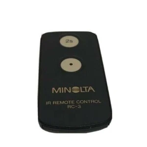 MINOLTA IR REMOTE CONTROL RC-3 w/ MANUAL Riva Zoom 125EX Freedom Supreme Elite - Picture 1 of 5