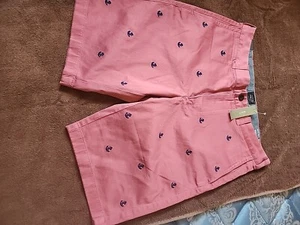 Herrenshorts j CREW rosa mit weißen Ankern - Bild 1 von 8