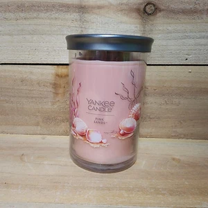 Yankee Candle PINK SANDS 2-Wick Large Signature Tumbler Candle 20oz 567g NEW - Picture 1 of 4