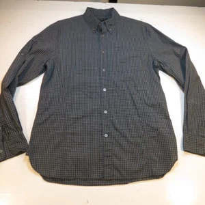 JOHN VARVATOS USA DESIGNER BUTTON UP LONG SLEEVE SHIRT Mens M Check  - Picture 1 of 3