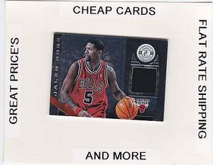 2013-14 TOTALLY CERTIFIED Materials  JALEN ROSE  (Bulls)