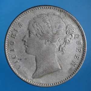 INDIEN SIEG RUPIE 1840 C SILVER COIN SILBER SPL SAMMLERMÜNZEN - Bild 1 von 2