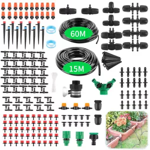 Micro Automatisch Bewässerungssystem Tropfschlauch Bewässerung Timer Set Garten - Bild 1 von 14