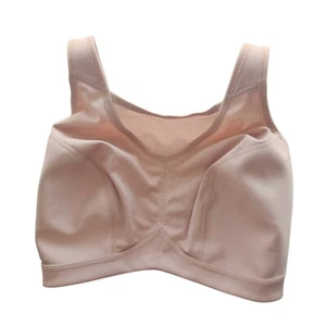 Glamorise Sport 34I US No-Bounce Camisole Sport Bra 1066 WireFree Cafe NWOT  - Picture 1 of 3