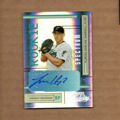 2004 Absolute Memorabilia Signature Spectrum Silver 212 Lincoln Holdzkom 224/250 - Image 1 of 2