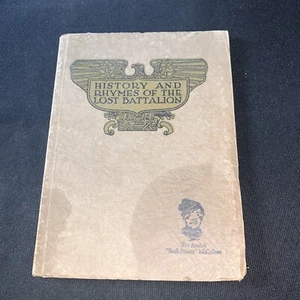 1923 History And Rhymes Of The Lost Battalion Book Buck Private L.C. McCollum - Picture 1 of 9