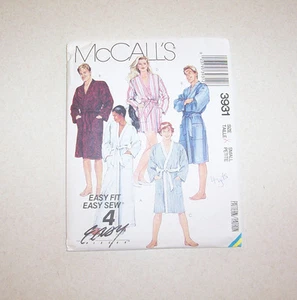 Patrón de costura de cinturón y bata McCall's Misses & para hombre sin cortar #3931 - Imagen 1 de 2