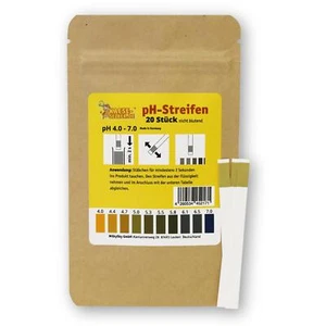 pH Streifen 4,0 - 7,0 (20 Stück) Käse selber machen Herstellung Käse Messung - Bild 1 von 1