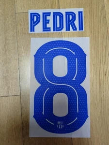 Barcelona 2024-25 Pedri Soccer Football Shirt Jersey Name Number ID Print - Picture 1 of 1