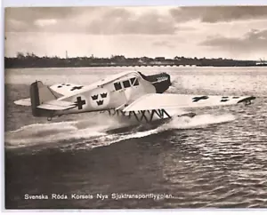 SWEDEN Card Air Mail FIRST FLIGHT? 1928 OVERNIGHT SERVICE LONDON Germany YT143 - Picture 1 of 12