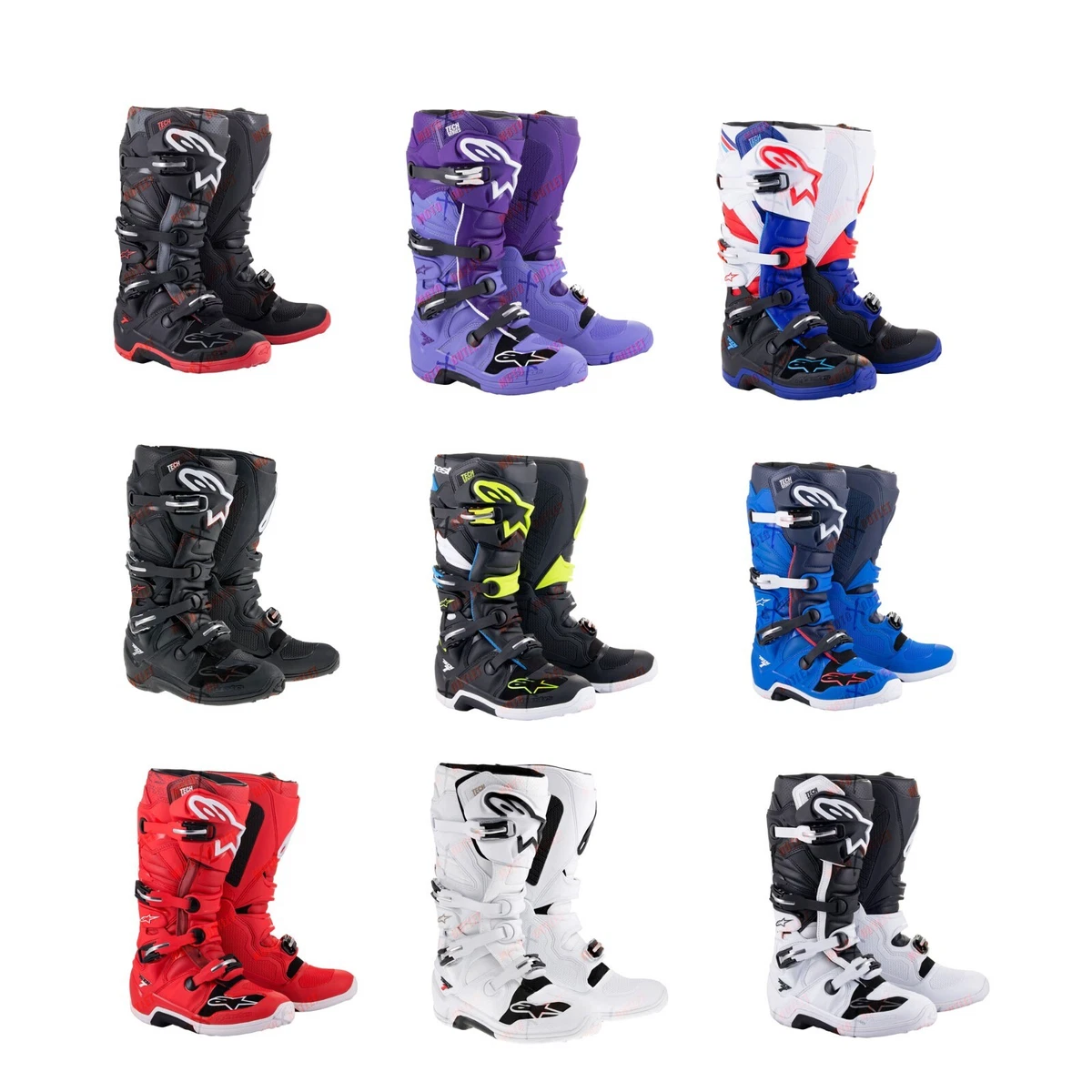 Men’s Motorcycle Racing Boots – CE Approved Leather Boots With Anti-Slip Sole & Protection-1063507