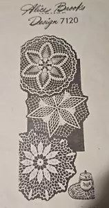 #7120 AB Vintage DOILY x3 Muster zum Häkeln (Reproduktion) - Bild 1 von 2
