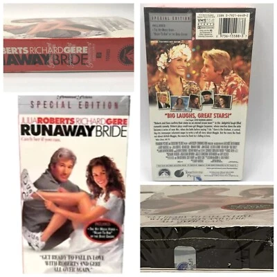 Runaway Bride Special Edition 1999 VHS Paramount Watermarks Brand New Sealed - Image 1 of 4