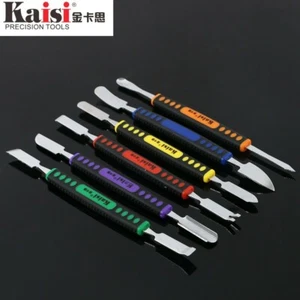Juego de 6 piezas de spudger de metal de doble extremo Kaisi para teléfono kit de herramientas de reparación de apertura de palanca - Imagen 1 de 6