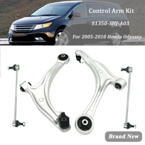 For Honda Odyssey 05-10 Front Lower Control Arm W/Sway Bar Link Driver&Passanger - Picture 1 of 7