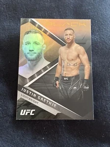 2022 Panini Chronicles Black UFC #201 Justin Gaethje Bronze - Picture 1 of 2