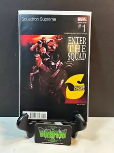SQUADRON SUPREME #1 DEL MUNDO HIP HOP VARIANTE FUMETTO MARVEL QUASI NUOVO 2016 WU-TANG CLAN - Foto 1 di 5