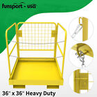 Forklift Safety Cage Work Platform 36 x 36 inch Construction Lift Basket Aerial