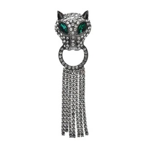 Men Vintage Brooch Women Enamel Pin Cat Brooch Christmas Jewelry Gift Fashion - Picture 1 of 7