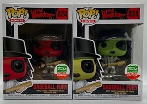 2x FUNKO POP BASEBALL FURY GREEN & RED THE WARRIORS CYBER MONDAY SHOP EXCLUSIVE - Picture 1 of 2