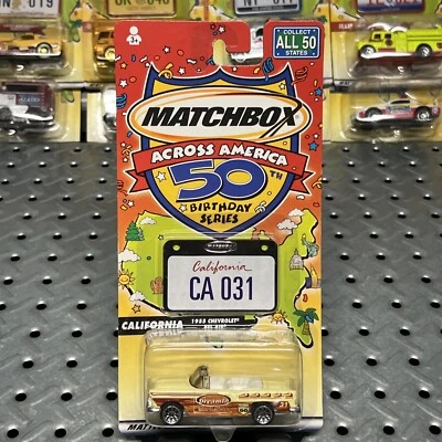 2001 Matchbox 50th Birthday Series California 1955 Chevrolet Bel Air - NIP - Image 1 of 4