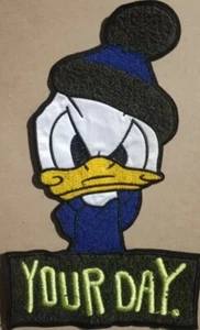 Duck 10.25 inch varsity chenille fabric sew on patch - Picture 1 of 4