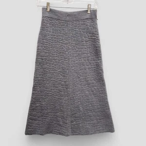 Country Road Skirt XS Small Grey Wool A-Line Stretch Knee Length Womens - Picture 1 of 11