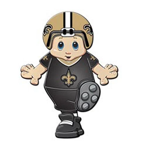New Orleans Saints 12" Mascot Window Cling NFL Licensed Football Sport Game Day Cover
