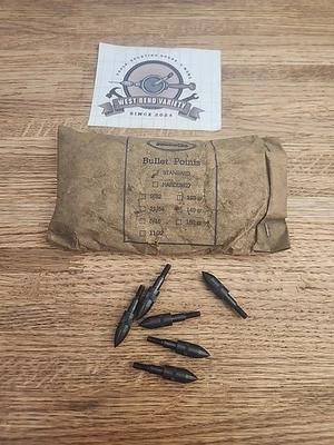 SAUNDERS 21/64", 145 GRAIN Standard BULLET / FIELD Tip, 100+ Pcs. - Image 1 of 4