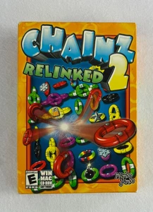Chainz 2: Relinked (PC/Mac, 2005, Mumbo Jumbo) Big Box CD-ROM Puzzle Game Sealed - Picture 1 of 4