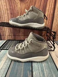 Nike Air Jordan 11 Retro TD 'Cool Grey' 2021 378040-005 Kleinkind Größe 7C - Bild 1 von 7