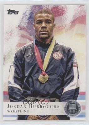 2012 Topps US Olympic Team and Olympic Hopefuls Silver Jordan Burroughs #85 - Image 1 of 2