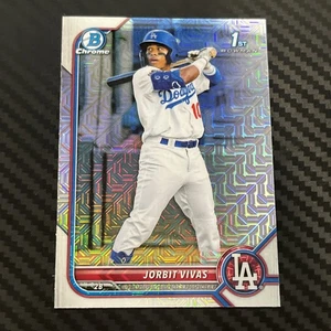2022 BOWMAN CROMO 1° RIFRATTORE MOJO JORBIT VIVAS LOS ANGELES DODGERS #BCP-24 - Foto 1 di 2