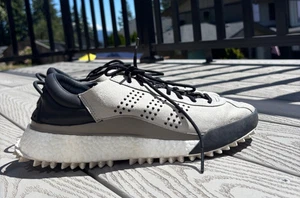 Adidas Alexander Wang x AW Hike Low Men's Size 10.5 Grey Black Suede AC6842 - Picture 1 of 10