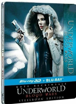 Underworld: Blood Wars (2016) SteelBook Blu-ray: Region Free, 3D/2D - Image 1 of 3