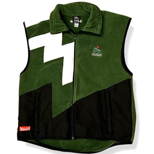 Chaleco De Colección Juegos Olímpicos Para Hombres Verde Mediano 2002 Salt Lake City Cremallera Completa Marcador Paralímpico - Imagen 1 de 6