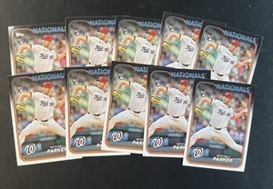 2024 Topps Update Series - Mitchell Parker #US5 (RC) 10X BASE CARDS NATIONALS - Bild 1 von 2