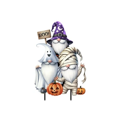 Briarwood Lane Costumed Gnomes Metal Art - Image 1 of 3