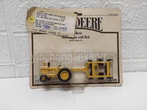 ERTL 1/64 John Deere 5020 Industrial Yellow with Disk Harrow - Picture 1 of 4