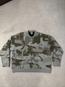 Cabela's Wool Windstopper Waterfowler Camo Sweater Outfitter 3XL - Picture 1 of 8