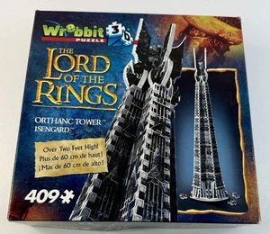 Wrebbit Puzz Puzzle 3D Signore degli Anelli Torre Orthanc 2 Piedi 409 Pezzi *COME NUOVO* - Foto 1 di 3